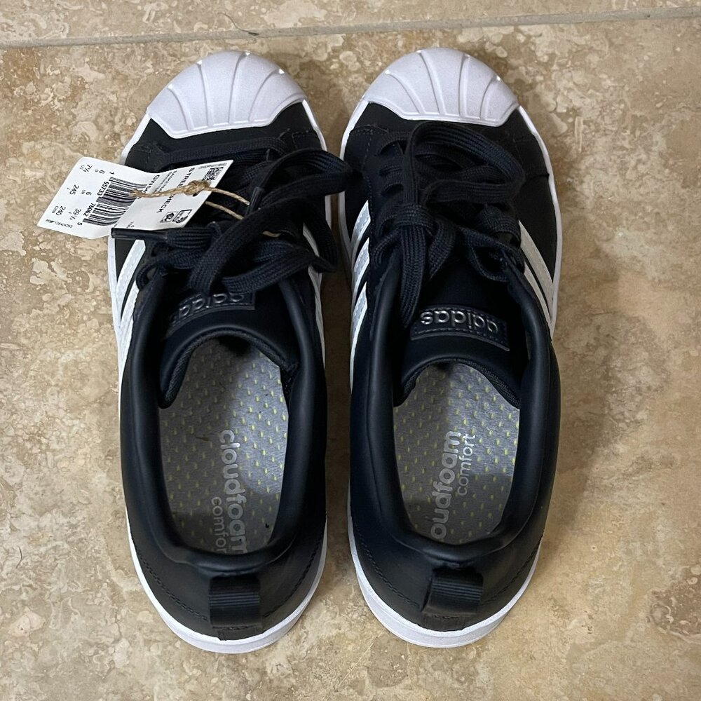 Adidas Streetcheck Women’s Sneakers – Black/White – Size 7.5M - Picture 1 of 5